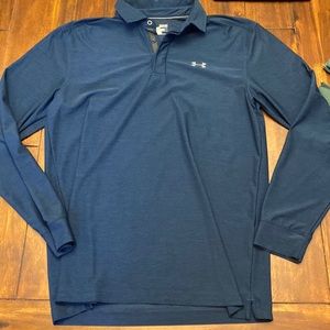 Men Under Armour long sleeve polo